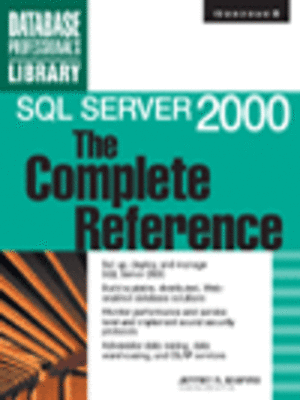 cover image of SQL Server<sup>TM</sup> 2000